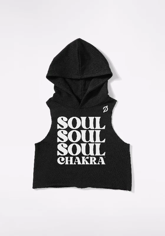 Peloton x Soul Chakra Sleeveless Cropped Hoodie