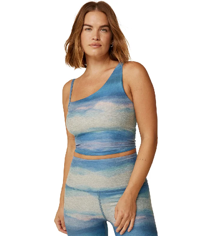 Beyond Yoga Softmark Envision High Cropped Tank Water Color Waves