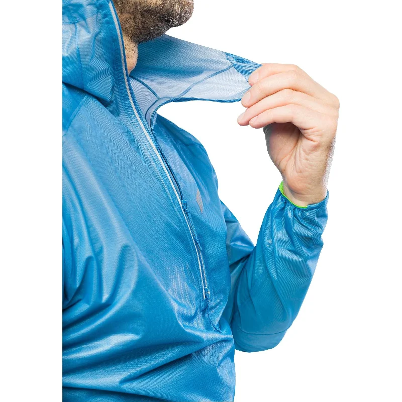 Inov8 Raceshell Half Zip Waterproof Running Jacket - Blue