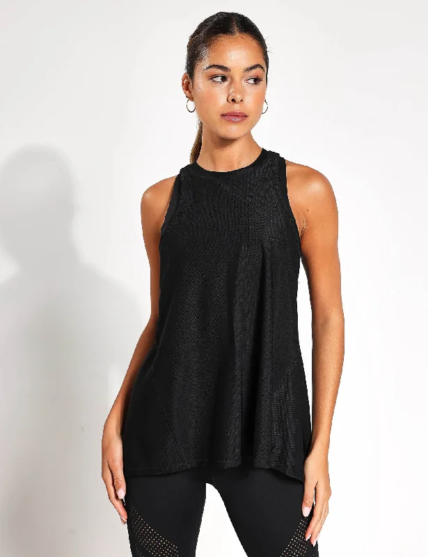 Kendall-XR Tank Top - Smoke Black