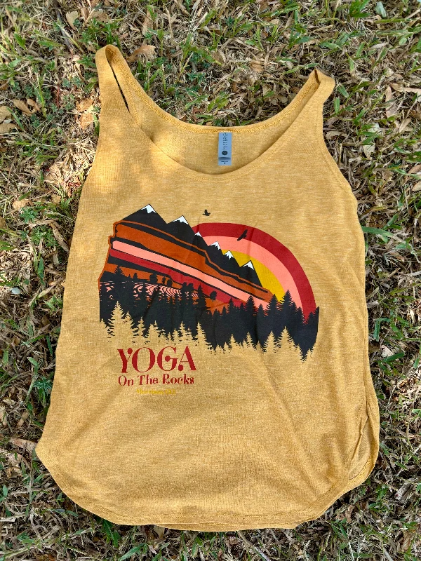 Rainbow Yoga on the Rocks Tank Top