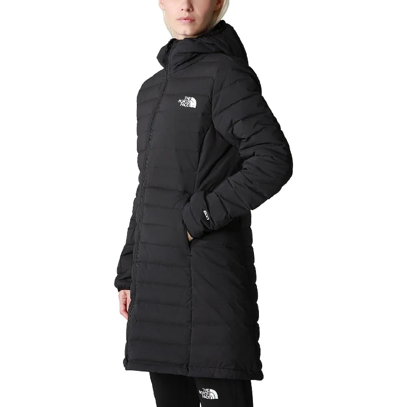 The North Face Belleview Stretch Womens Down Parka Jacket - Black