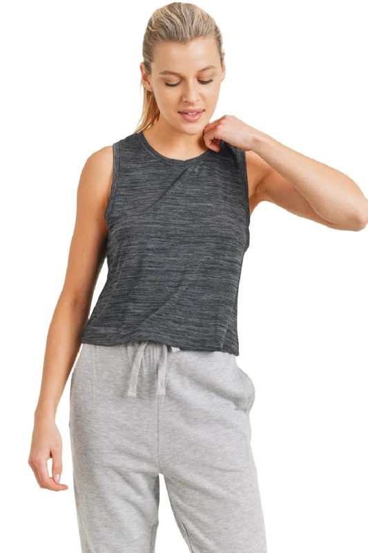 Two-Tone Essential Racerback Tank Top (AT3089)