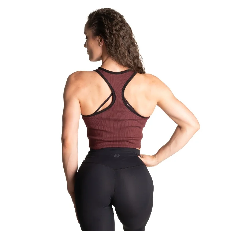 Better Bodies Old School Rib T-Back - Maroon