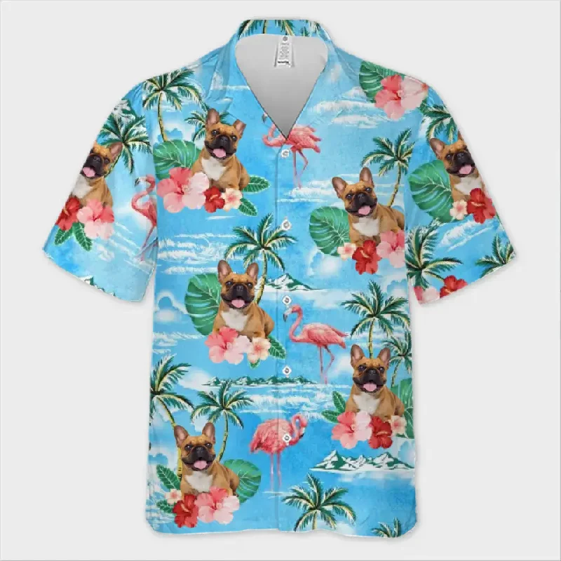 Custom Photo Family Is The Heart Of A Home - Family Personalized Custom Unisex Tropical Hawaiian Aloha Shirt - Summer Vacation Gift, Gift For Family Members, Pet Owners, Pet Lovers