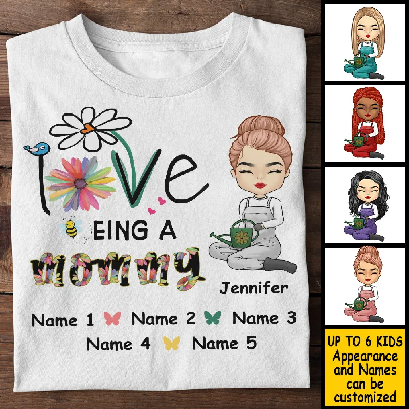 Love Being A Mommy - Gift For Mom, Personalized Unisex T-shirt, Hoodie