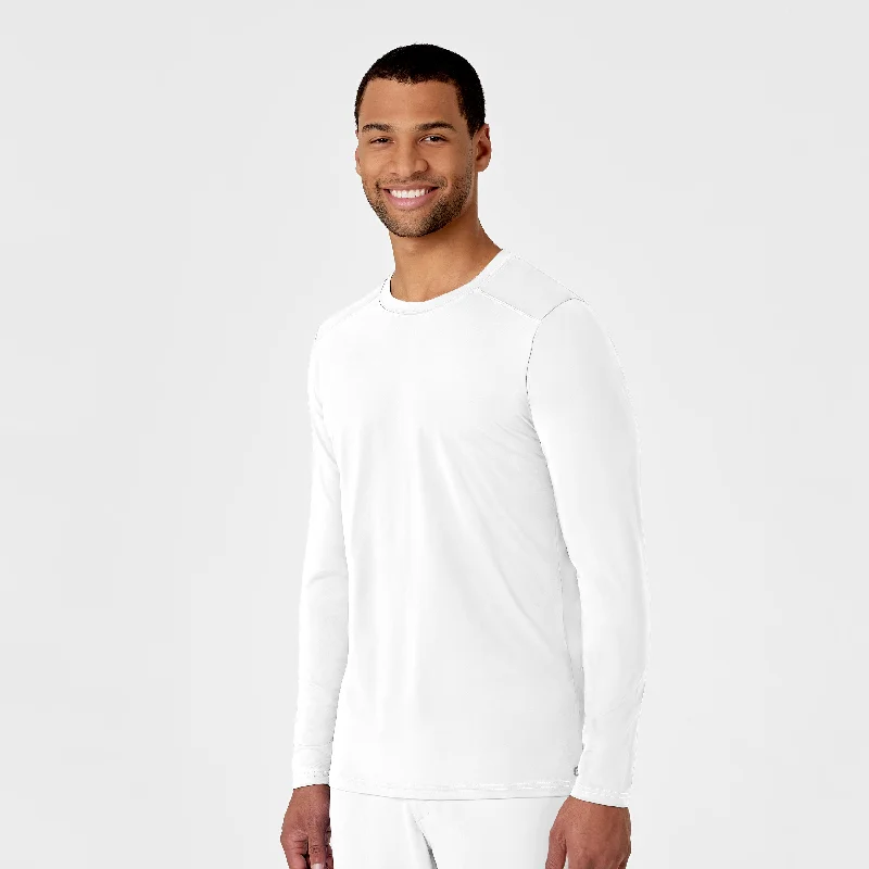 Men's Performance Long Sleeve Tee - White