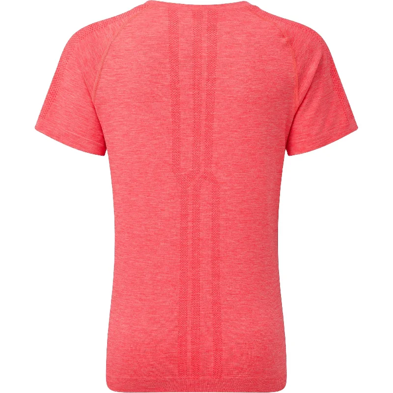 Ronhill Infinity Marathon Short Sleeve Womens Running Top - Pink