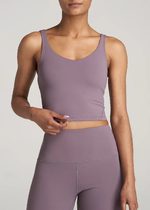 Balance Tank Top in Smoked Mauve - Women's Tall Tank Tops