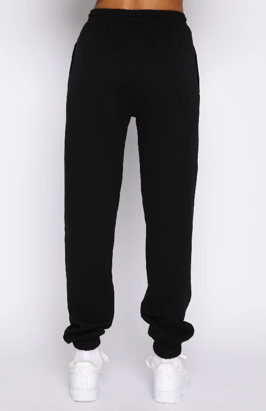 About That Time Sweatpants Black