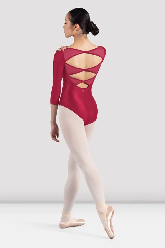 Ladies Mirella Glow 3/4 Sleeve Leotard