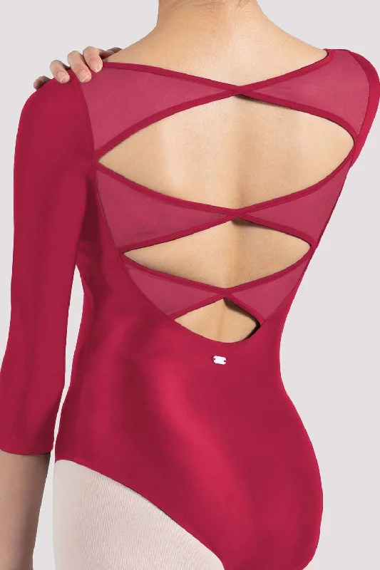 Ladies Mirella Glow 3/4 Sleeve Leotard