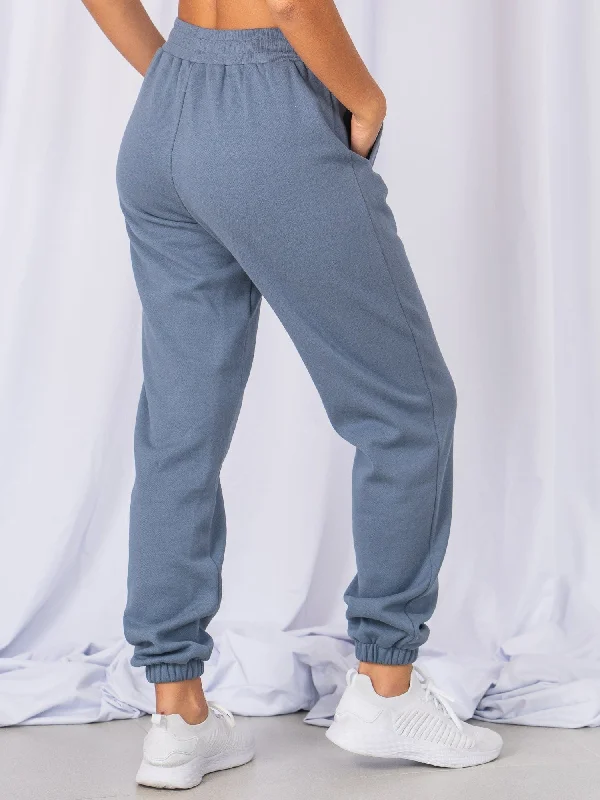 Unisex Track Pants - Denim Blue