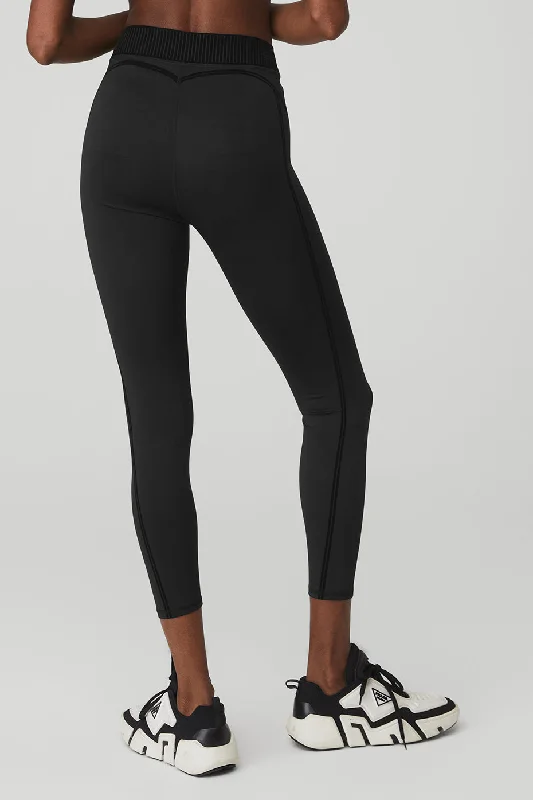 Airlift High-Waist 7/8 Line Up Legging - Black