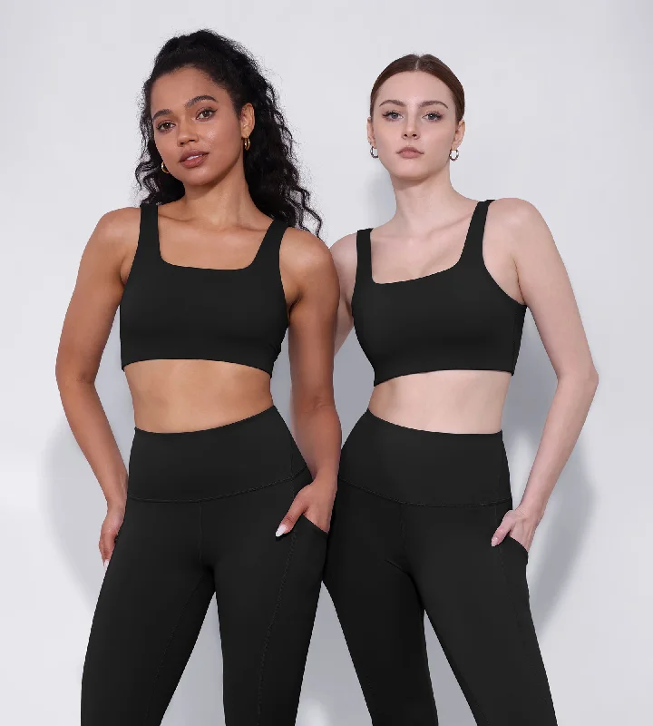 2-Pack Square Neck Sports Bra