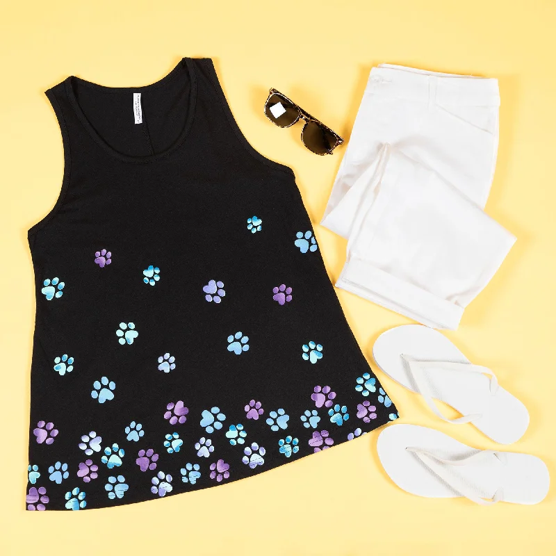 Tumbling Paws Flowy Tank