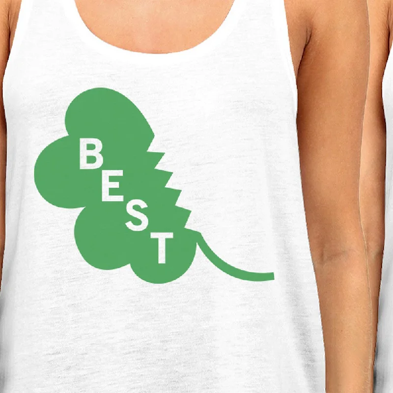 Best Friend Clover Best Friend Matching Tanks For St Patricks Day