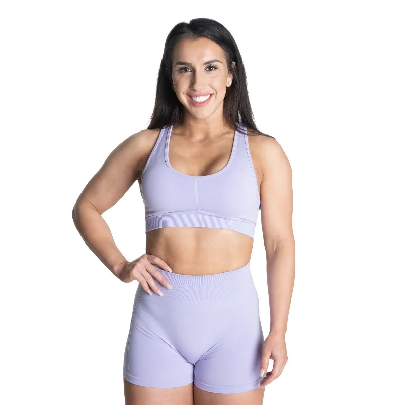 Better Bodies Seamless Scrunch Sports Bra - Cool Purple