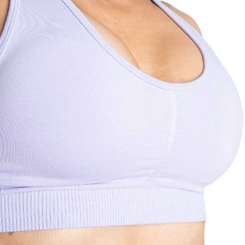 Better Bodies Seamless Scrunch Sports Bra - Cool Purple