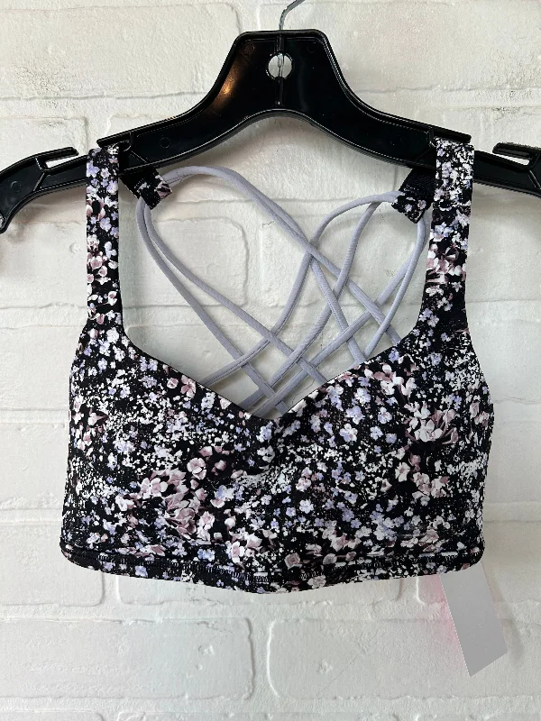 Black & Purple Athletic Bra Lululemon, Size S