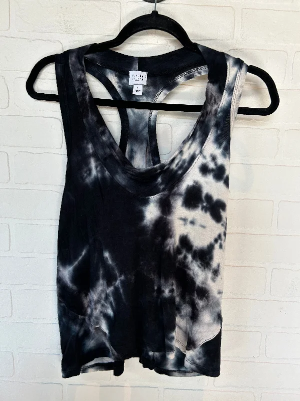 Black & White Athletic Tank Top Peyton Jensen, Size S