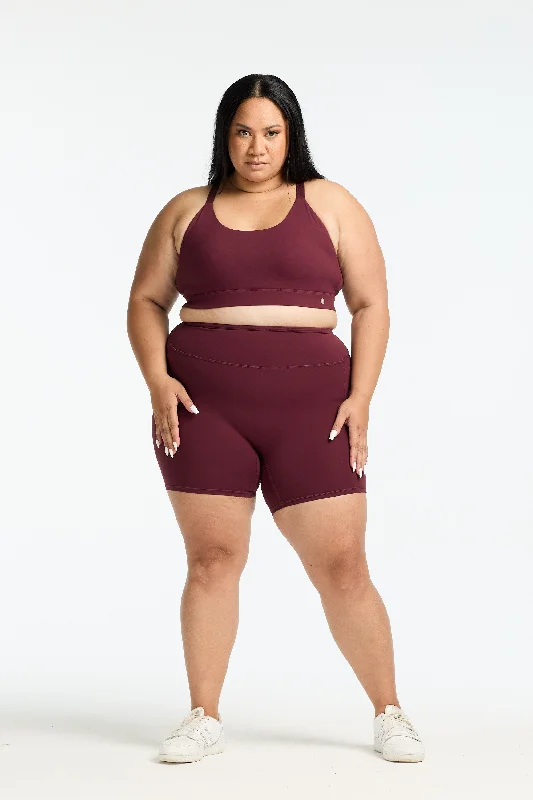 MOVEMENT BRA BURGUNDY