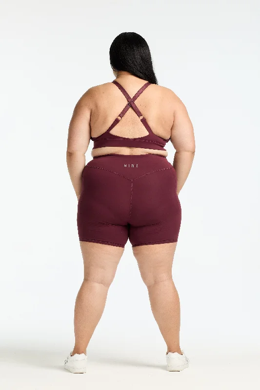 MOVEMENT BRA BURGUNDY