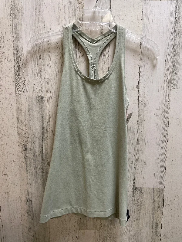 Green Athletic Tank Top Lululemon, Size S