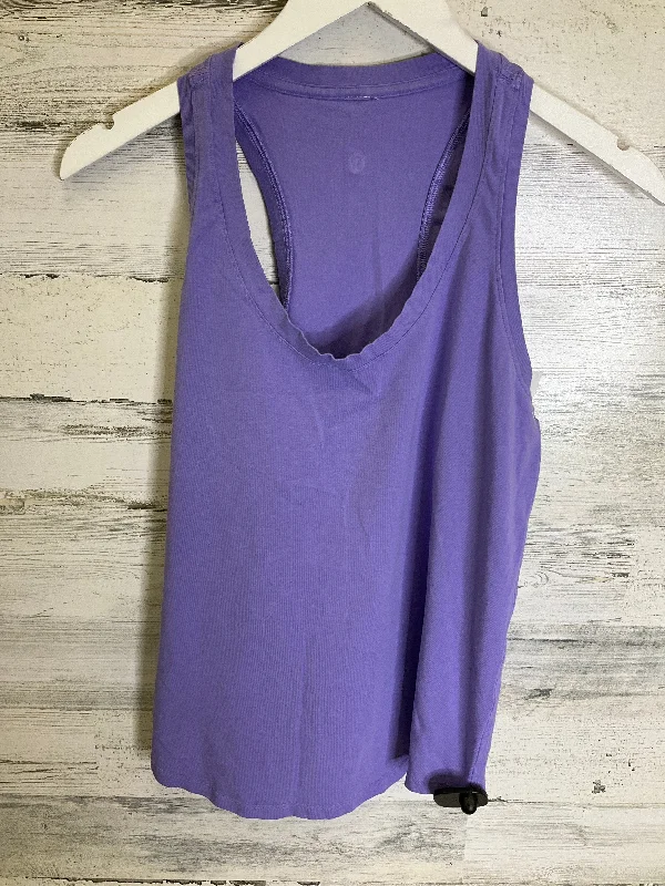 Purple Athletic Tank Top Lululemon, Size S