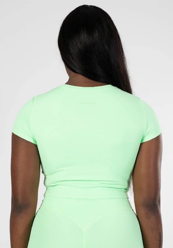 RecStretch Short Sleeve Crop Mint Chip