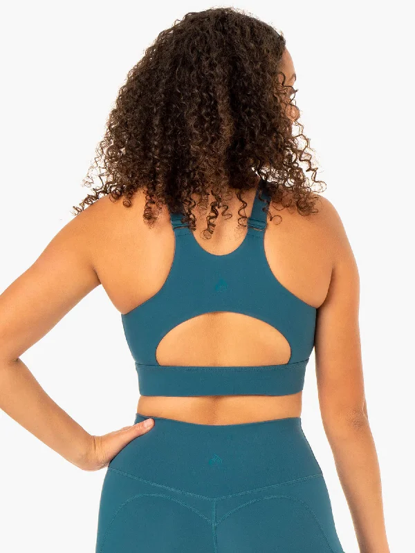 Reset High Impact Sports Bra - Teal