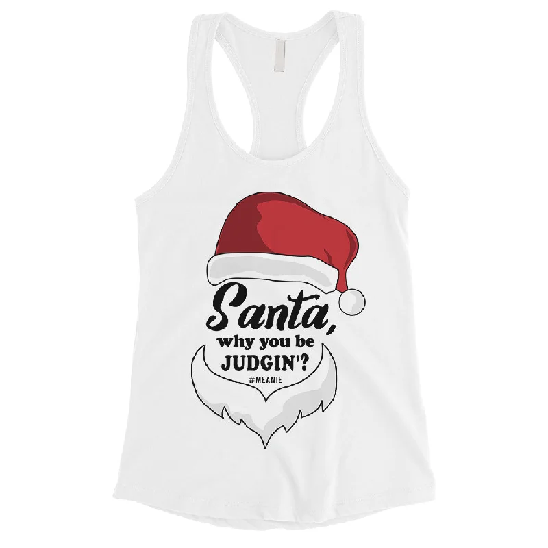 Santa Be Judging Womens Tank Top