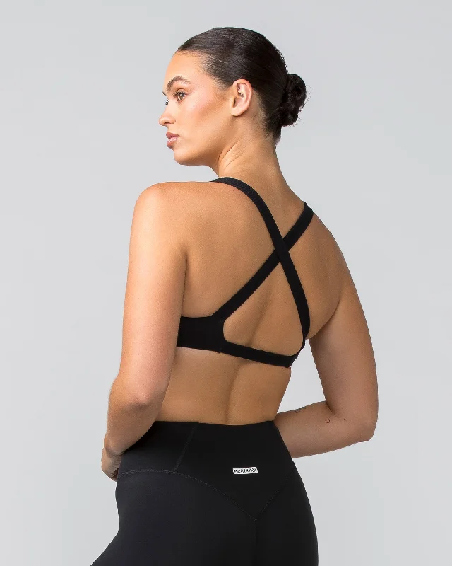 Scrunch Bralette - Black