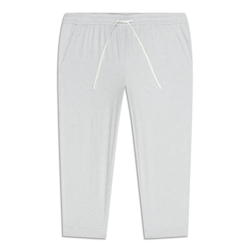 Soft Jersey Classic-Fit Mid-Rise Cropped Jogger - Resale