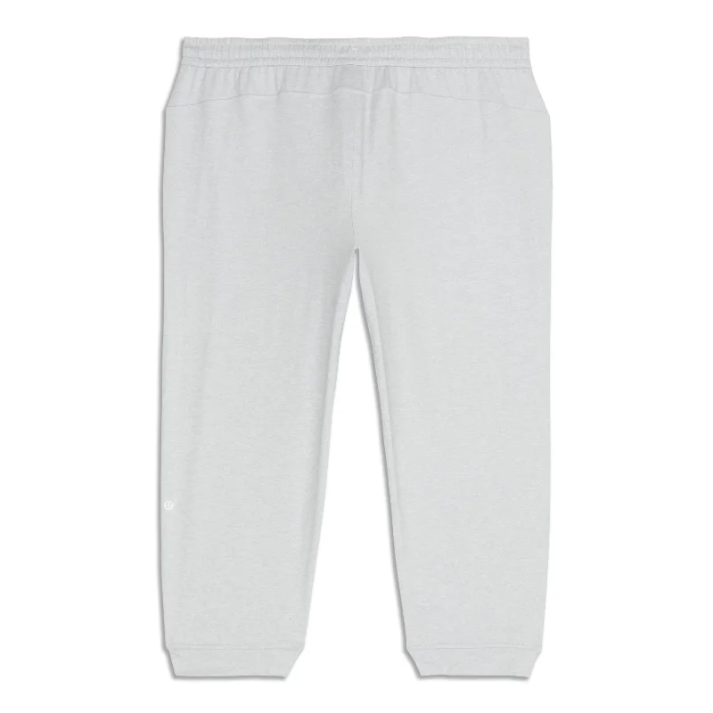 Soft Jersey Classic-Fit Mid-Rise Cropped Jogger - Resale