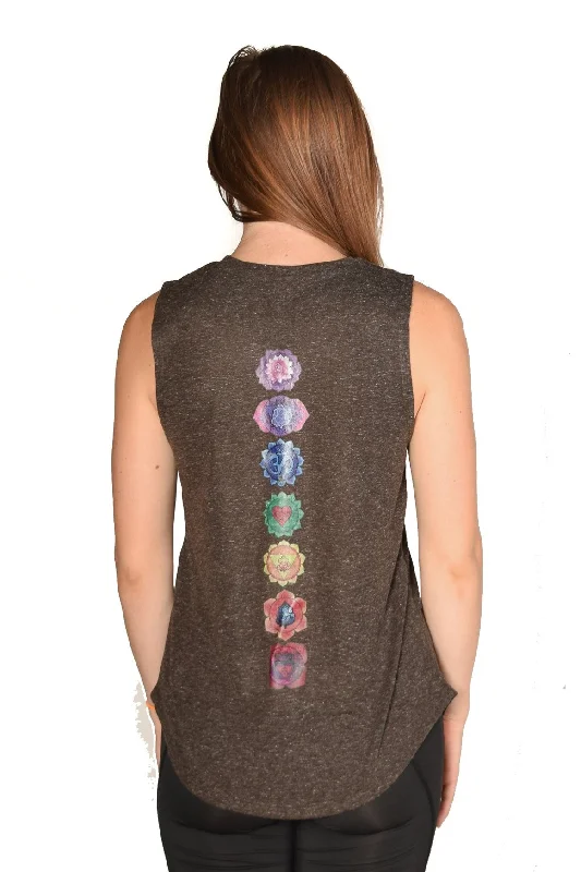 Third Eye Threads - Midnight Full Chakra Boyfriend Tee