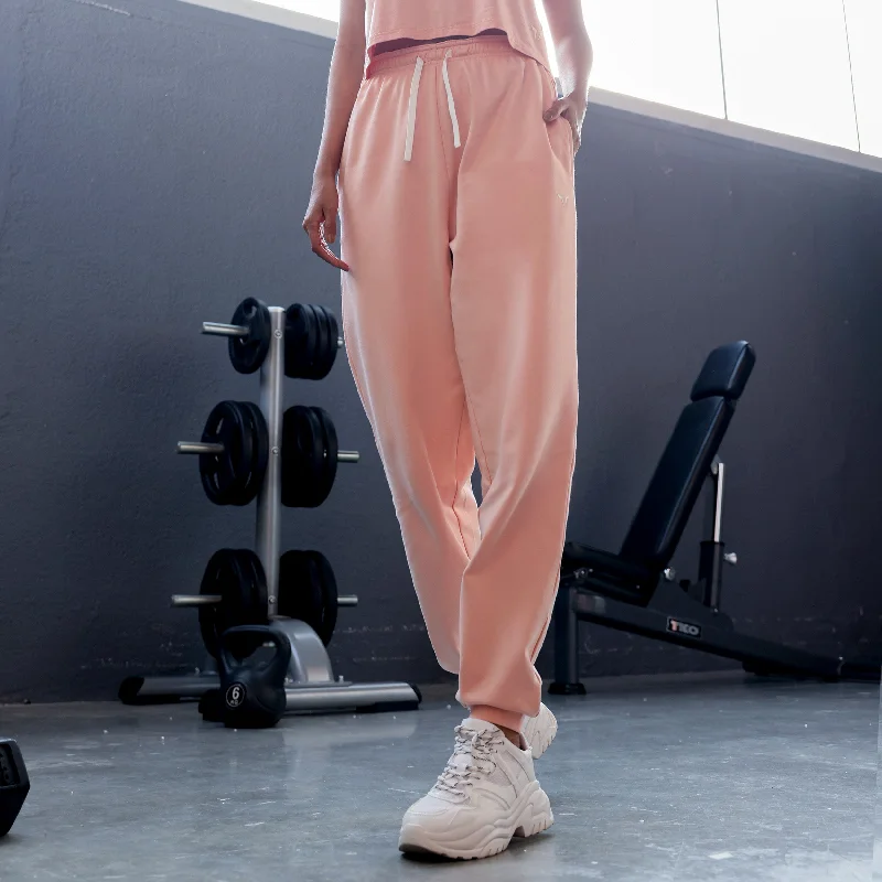 Waistband Surprise Joggers - Pink Rose