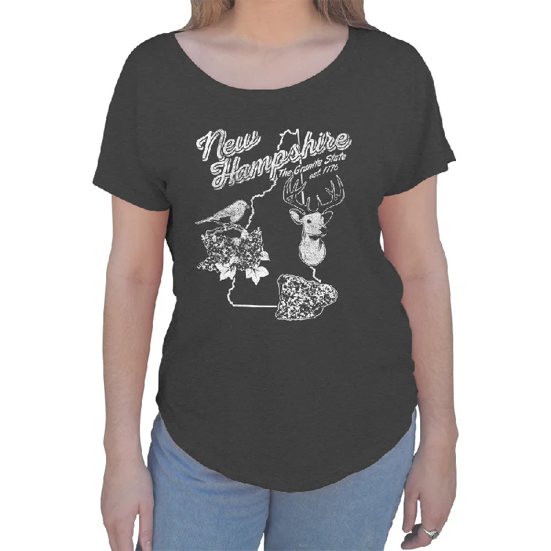 Women's Vintage New Hampshire Scoop Neck T-Shirt