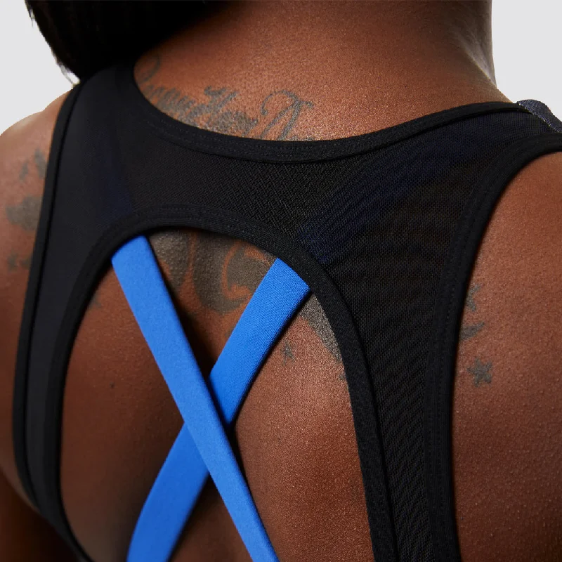 X-Factor Sports Bra (Thin Blue Line Gunmetal)